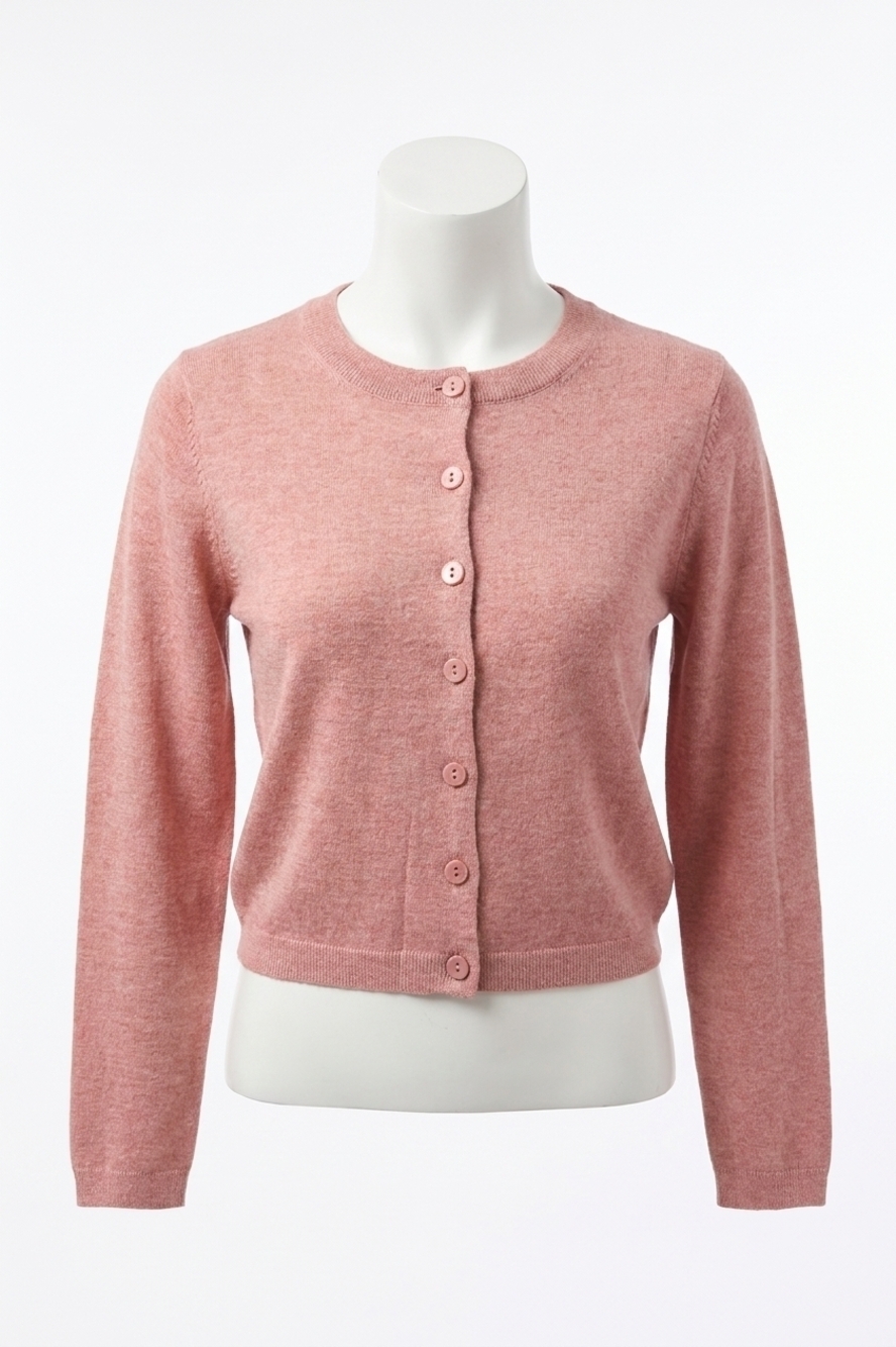 NEW OLIVACEOUS rhodes knit cardigan in dusty blush